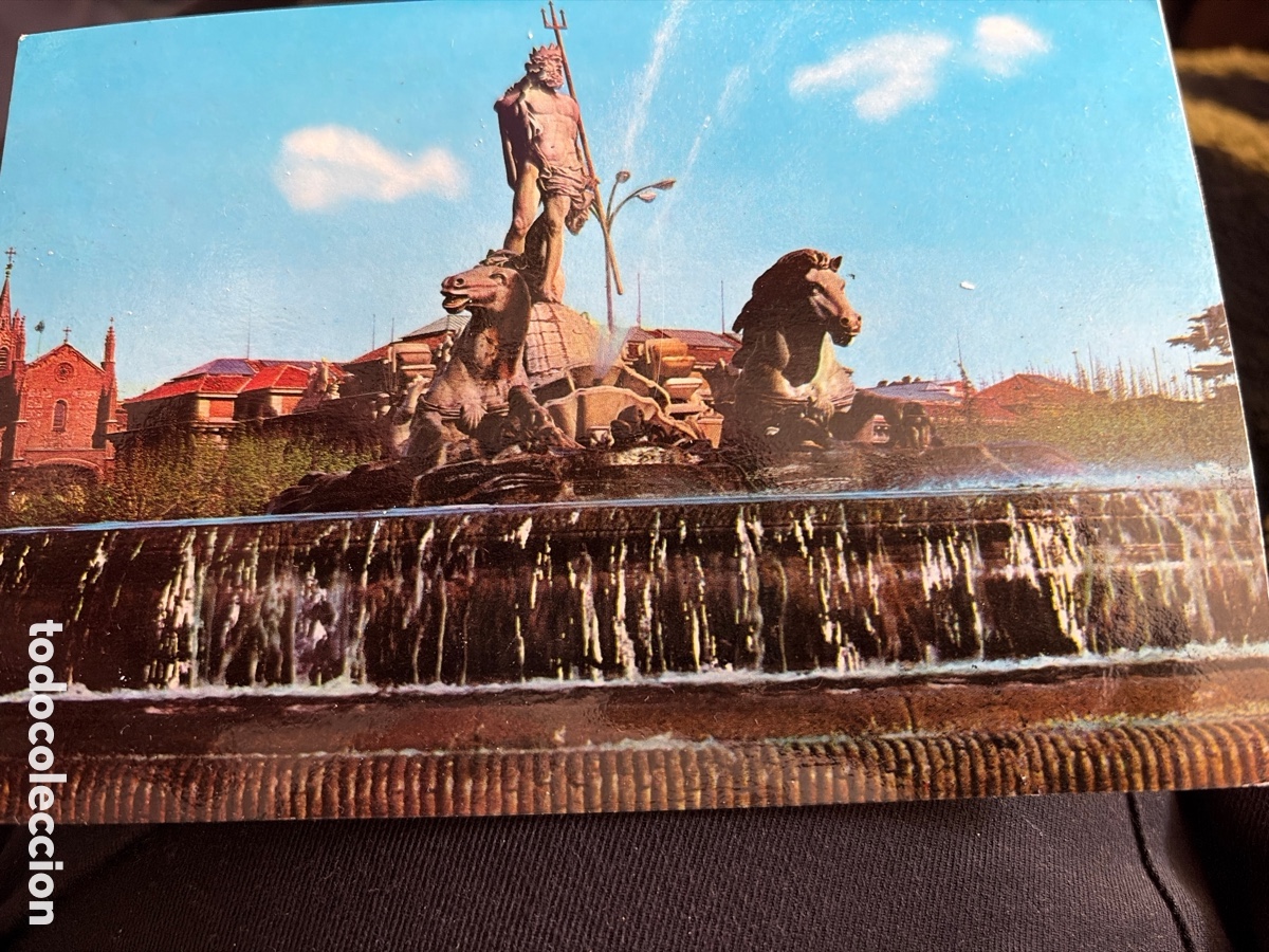 Postales: Postal madrid fuente neptuno - Foto 1