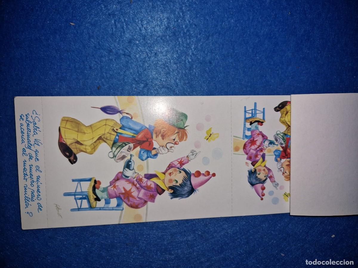 Postales: ASOCIACION PRO SUBNORMALES, TARJETAS POSTALES TEMATICA CIRCO - Foto 3