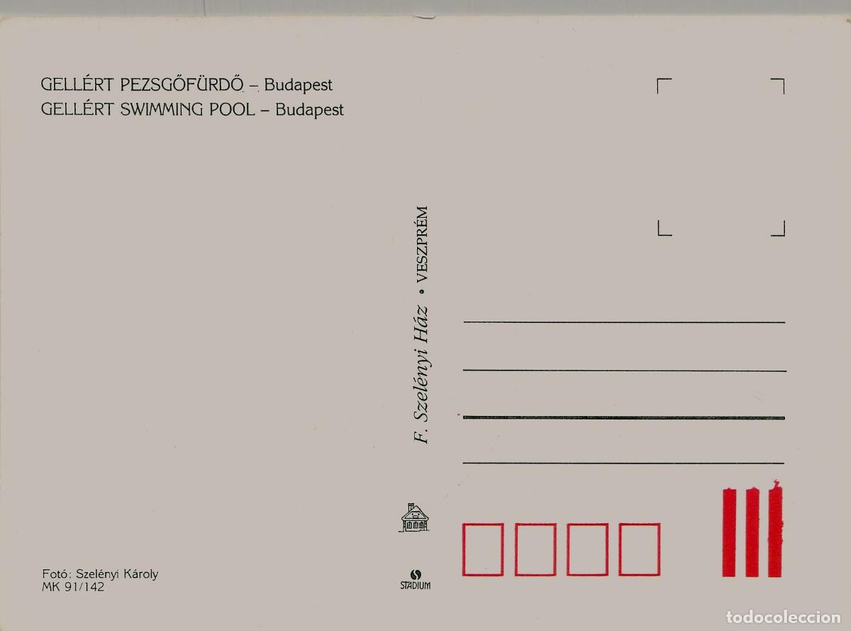 Postales: Postal de la Piscina de los Ba&ntilde;os Gell&eacute;rt en Budapest - Foto 2