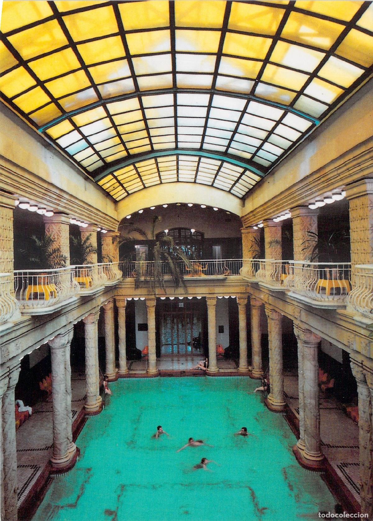 Postales: Postal de la Piscina de los Ba&ntilde;os Gell&eacute;rt en Budapest - Foto 1