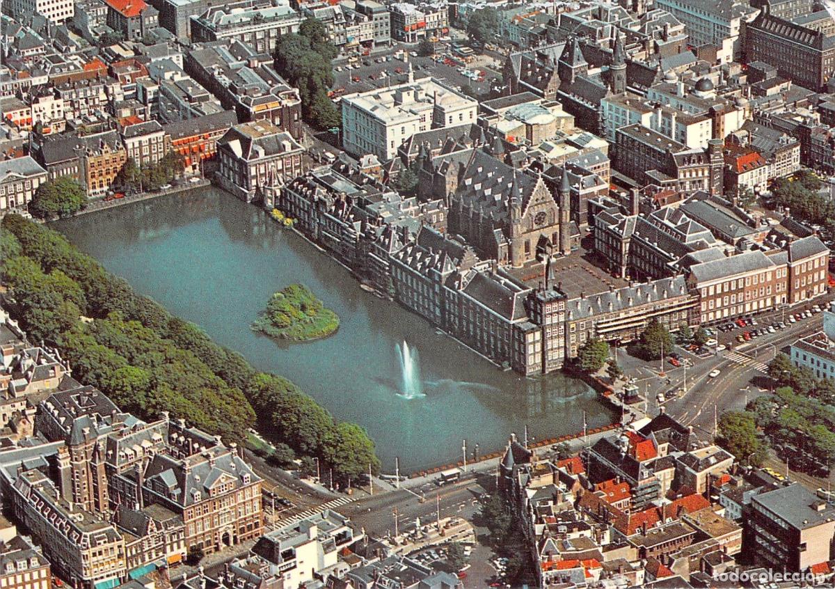 Postales: Postal de La Haya Vista A&eacute;rea del Binnenhof y Edificios Gubernamentales - Foto 1