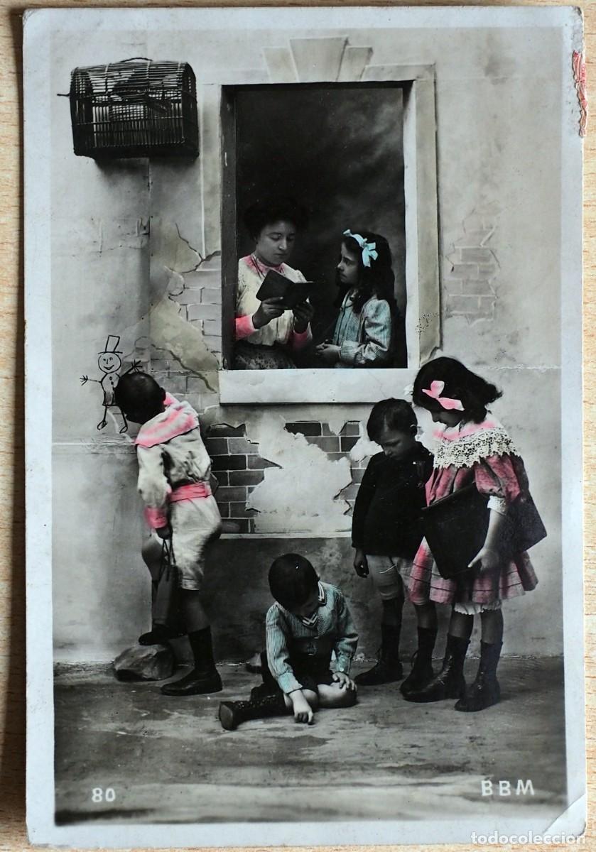 Postales: ANTIGUA POSTAL DE NI&Ntilde;OS - Foto 1