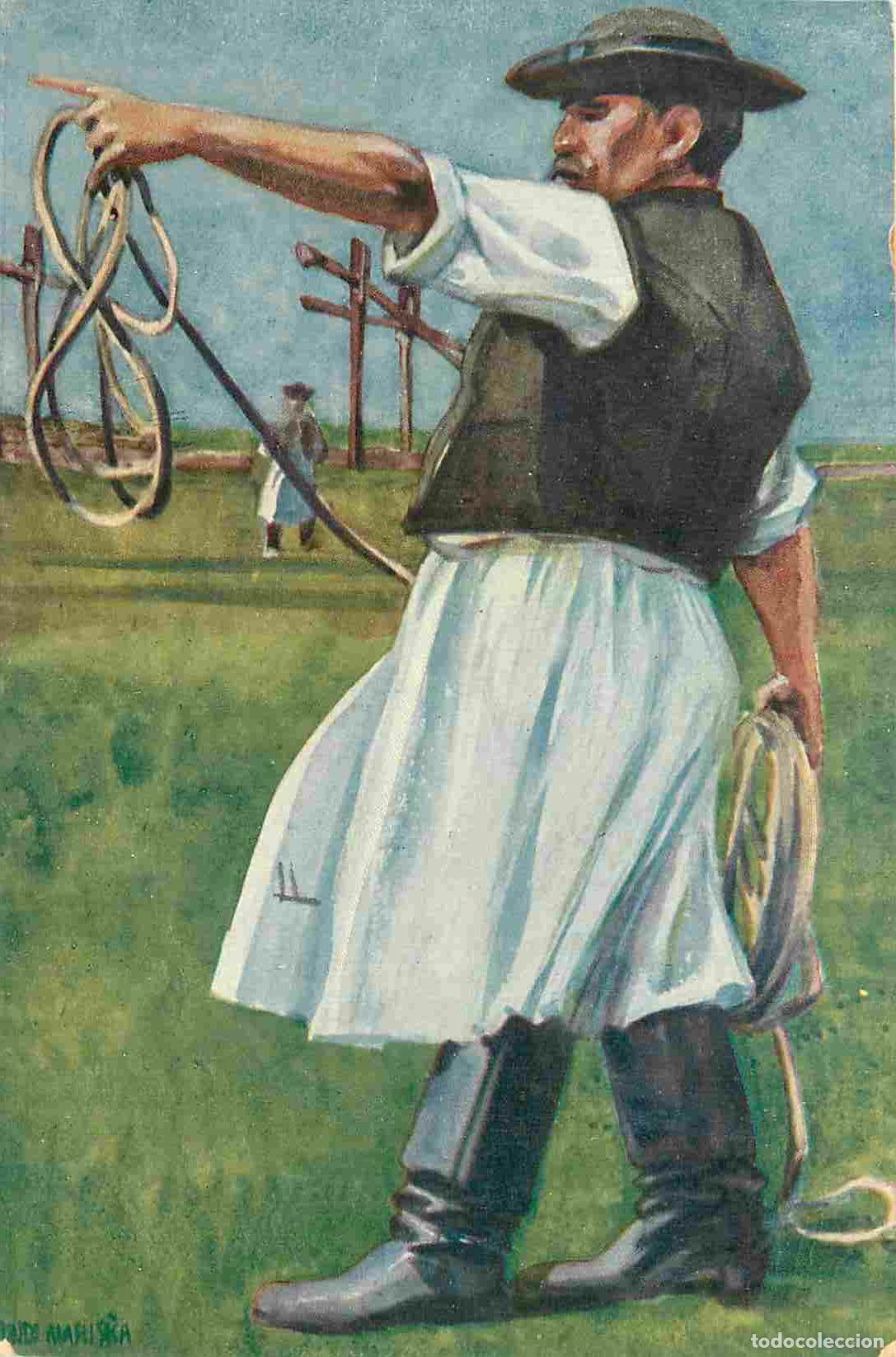 Postkarten: Carte Postale Ancienne - Folklore - Hongrie - Hajd&uacute;-Bihar - Hortob&aacute;gy - Hortob&aacute;gyi csik&oacute;s Pferdehirt