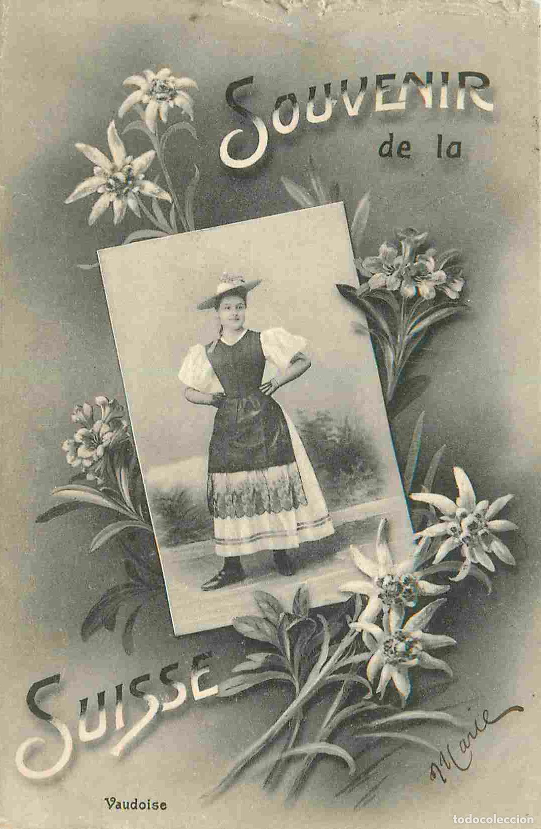 Postkarten: Carte Postale Ancienne - Folklore - Suisse - Vaud - Vaudoise - Souvenir de la suisse - CPA - Oblit&eacute;r