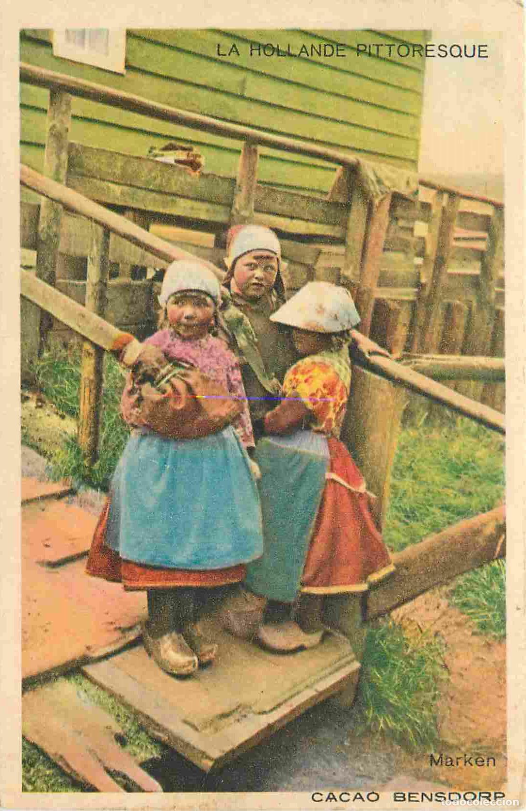 Postkarten: Carte Postale Ancienne - Folklore - Pays-Bas - Noord-Holland - Marken - Cacao Bensopr - La hollande