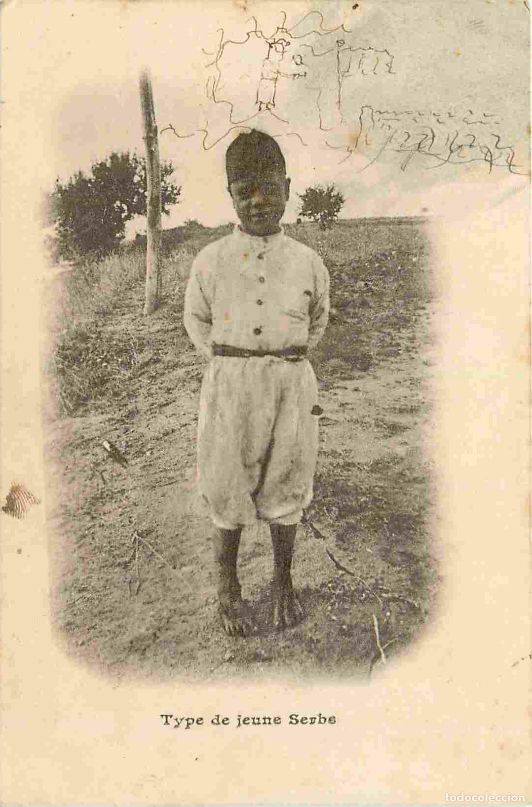 Postkarten: Carte Postale Ancienne - Folklore - Serbie - Type de jeune serbe - Anim&eacute;e - Enfants - CPA - Voyag&eacute;e