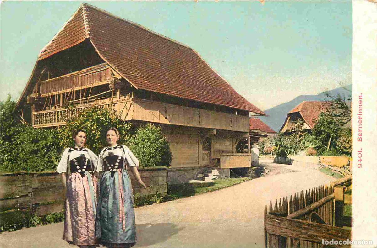Postkarten: Carte Postale Ancienne - Folklore - Suisse - Bern - Bernerinnen - Anim&eacute;e - Coloris&eacute;e - CPA - Voir Sc