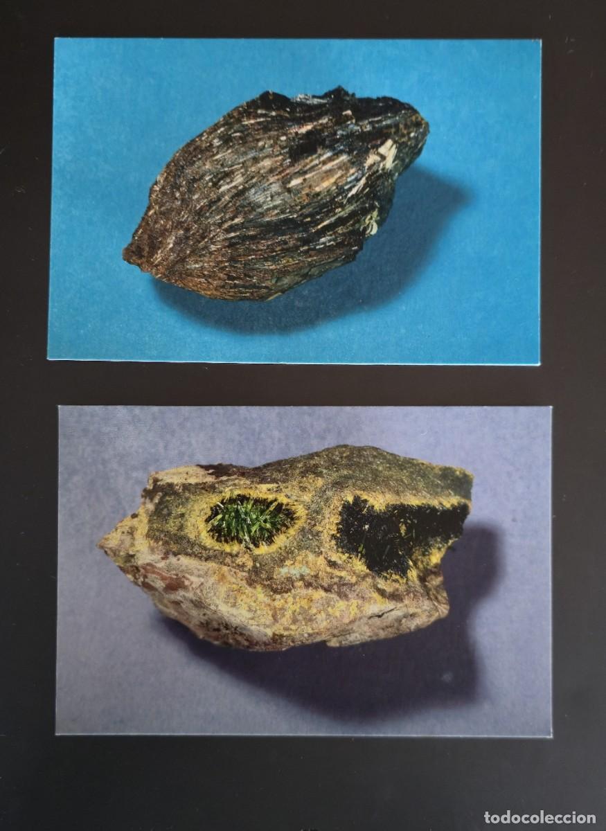 Postcards: 2 POSTALES EXPOSICIONES CIENCIAS NATURALES MINERALOGIA