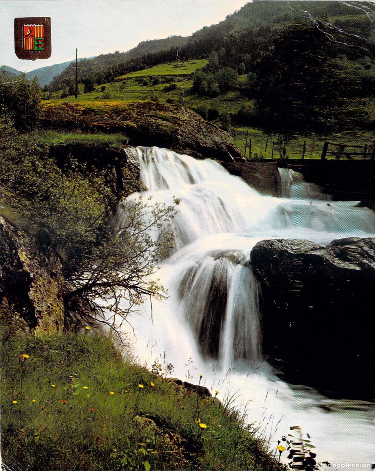 Postales: Postal de la Cascada de El Serrat en Valls dAndorra - Foto 1