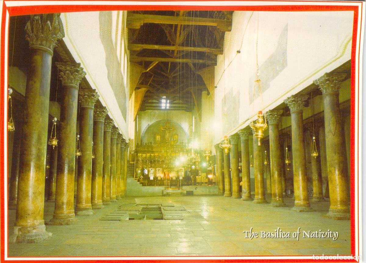 Cartoline: Postal de la Bas&iacute;lica de la Natividad en Bel&eacute;n