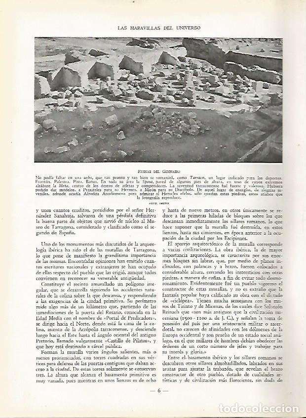 Postkarten: LAMINA 9359: Tarragona: Ruinas del gimnasio - J. G. Gui&ntilde;on