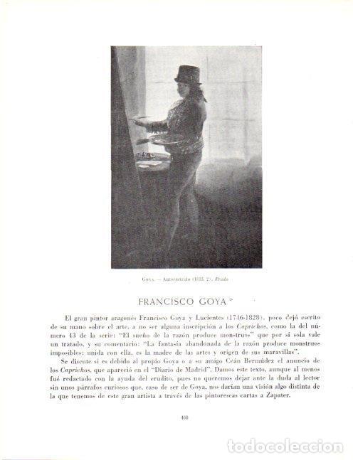 Cartoline: LAMINA V19137: Autorretrato por Goya - Robert Goldwater