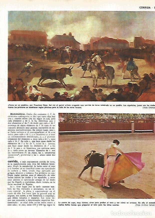 Postkarten: LAMINA MONITOR 0802: Toros en un pueblo, por Goya - Varios