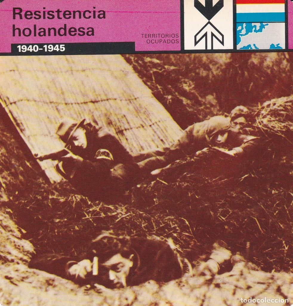 Postales: FICHA TERRITORIOS OCUPADOS: RESISTENCIA HOLANDESA. 1940-1945 - NULL