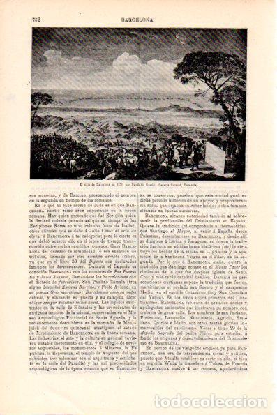 Postais: LAMINA V28689: El sitio de Barcelona en 1651 por P. Reschi - Varios