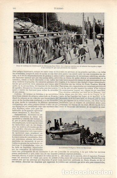 Postales: LAMINA V32679: Tren de turistas de Holmenkollen, Oslo - Varios