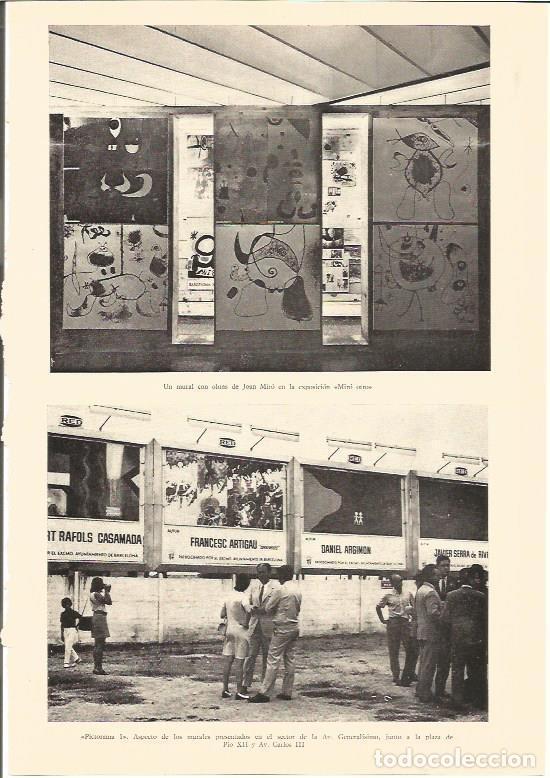 Cartoline: LAMINA V03034: Mural con obras de Joan Miro - Varios