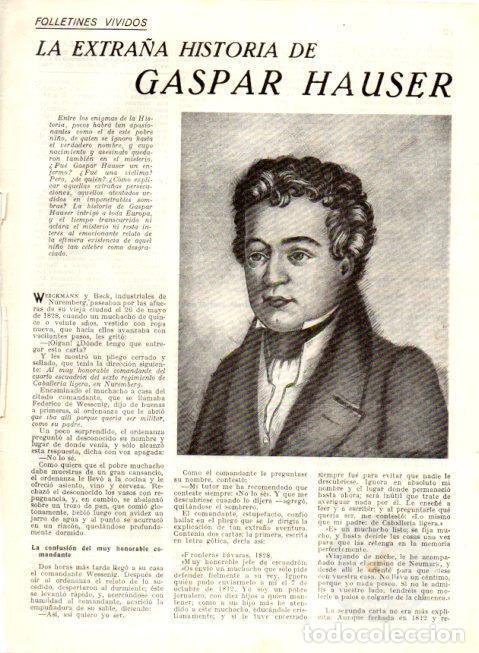 Postkarten: LAMINA V22543: Gaspar Hauser - Varios