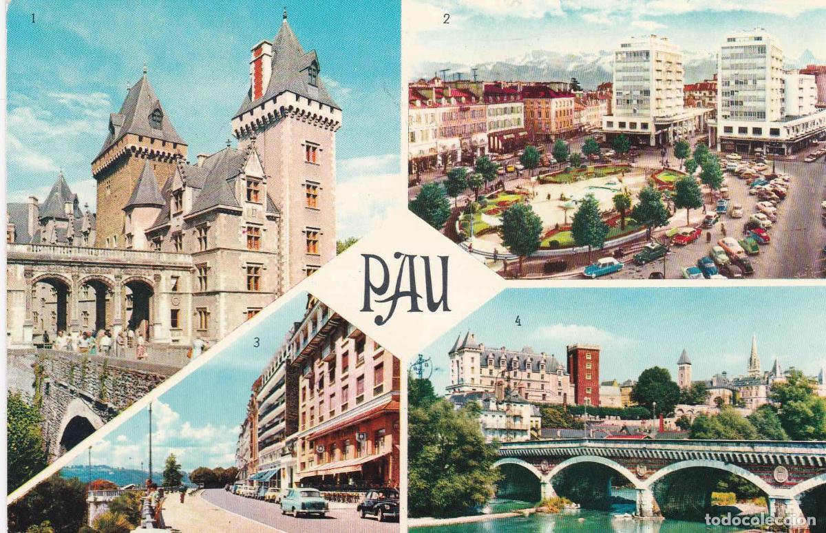 Postcards: POSTAL 18907: PAU: ENTRADA CASTILLO - Varios