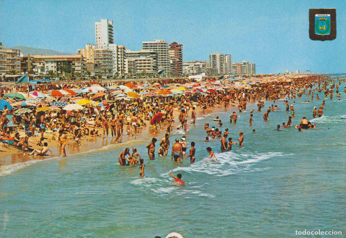 Postkarten: POSTAL 62772 : Valencia. Gandia. Playa. Espa&ntilde;a - Varios