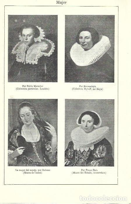 Cartoline: LAMINA ESPASA 39892: Retratos de mujer por Morealse, Ravensteyn, Rubens y Hals - Varios