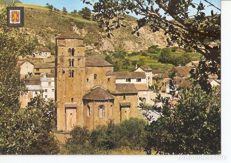 Postkarten: Postal 048739 : Pirineo Aragones (Huesca). Santa Cruz de las Seros. Monasterio de Santa Cruz de las