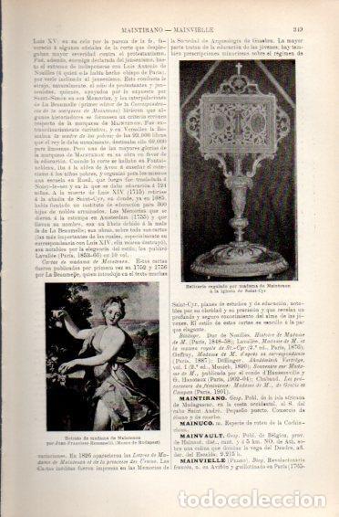 Postales: LAMINA V49874: Madama de Maintenon - Varios