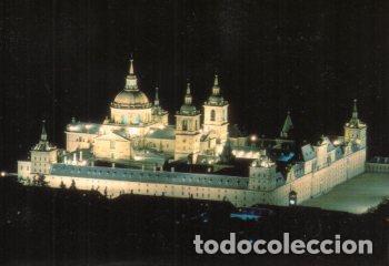 Postales: POSTAL PV13042: El Escorial. Vista general nocturna del Monasterio - NULL