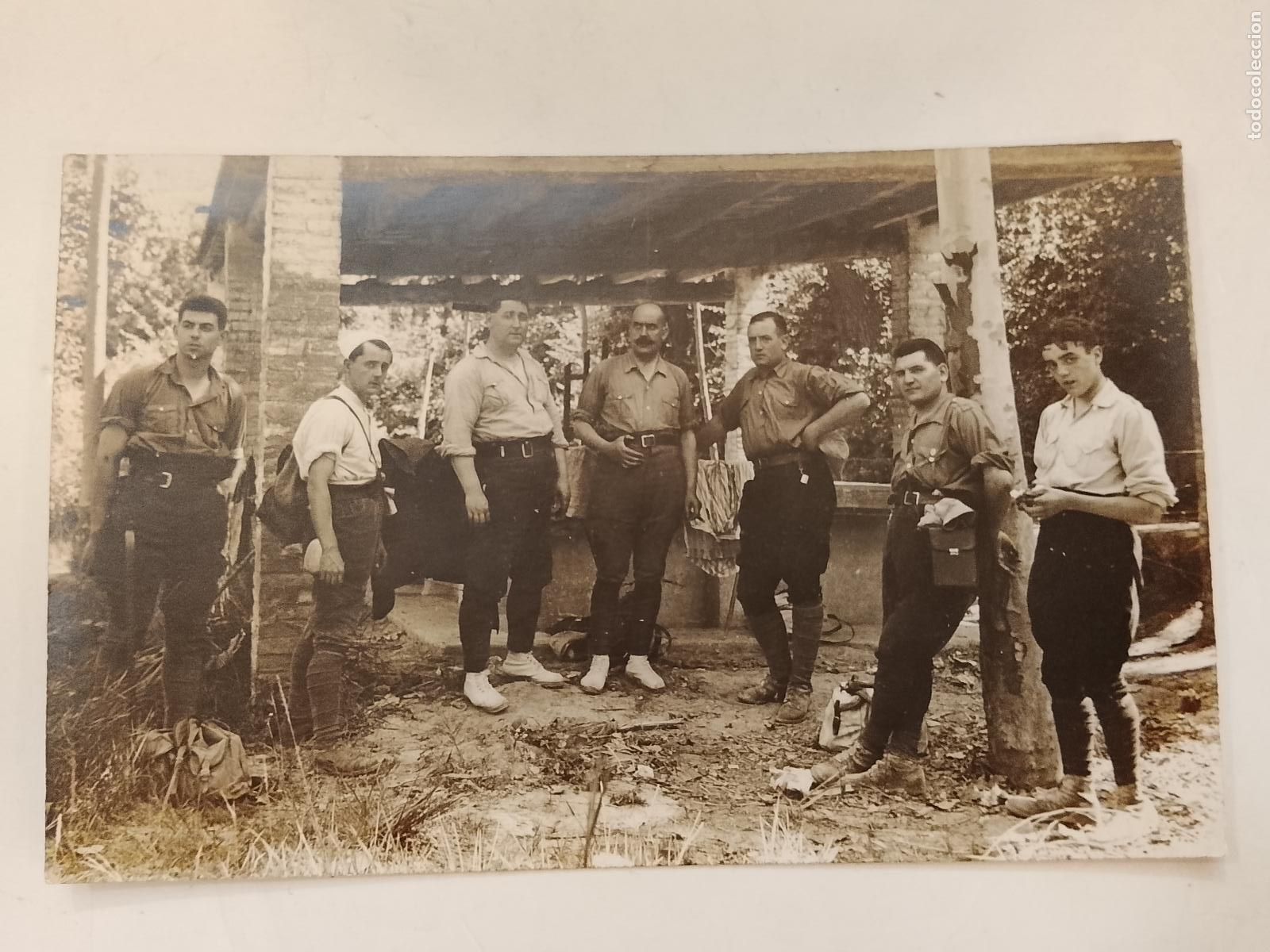 Postales: LUGAR SIN IDENTIFICAR - CAZADORES - FOTOGRAFICA - POSTAL ANTIGUA -(115.676)