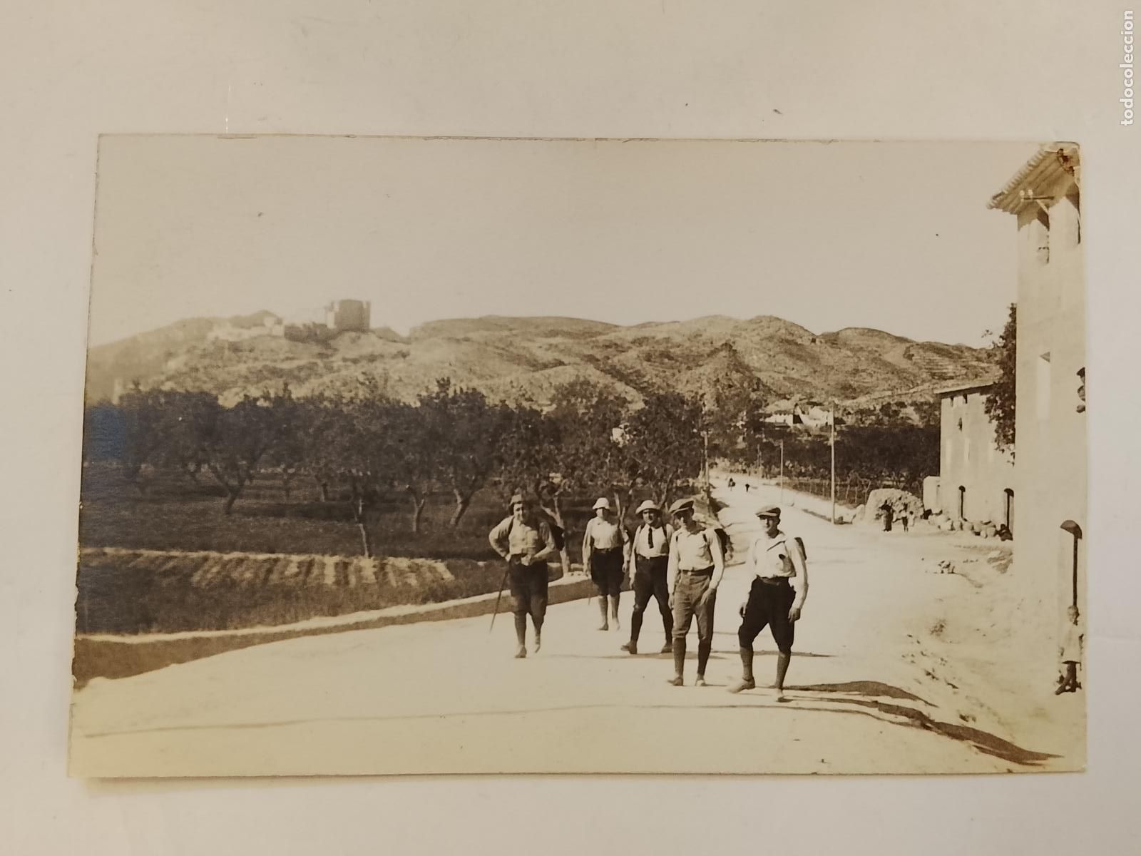 Postales: LUGAR SIN IDENTIFICAR - EXCURSIONISTAS - FOTOGRAFICA - POSTAL ANTIGUA -(115.678)