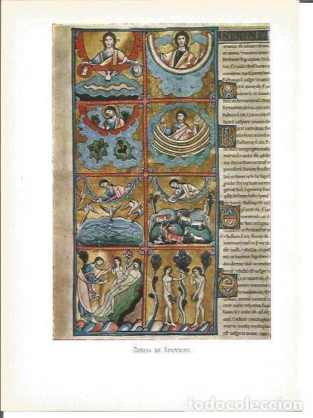 Postales: LAMINA V00342: Biblia de Souvigny - Rene Crozet