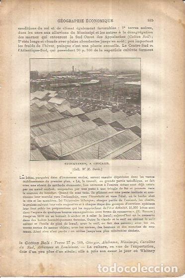 Cartes Postales: LAMINA V00099: Stockyards en Chicago, Estados Unidos - M. Falex - A. Mairey