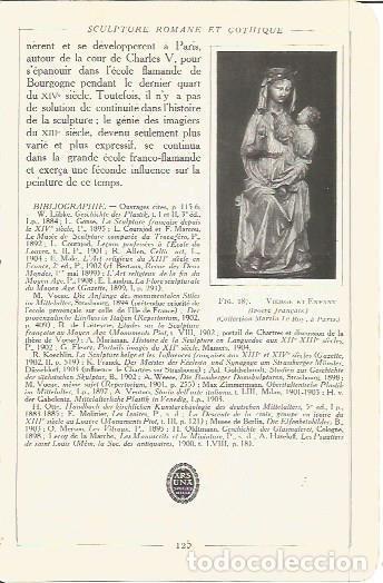 Postais: LAMINA V00160: Virgen y Ni&ntilde;o, marfil de Francia - Salomon Reinach