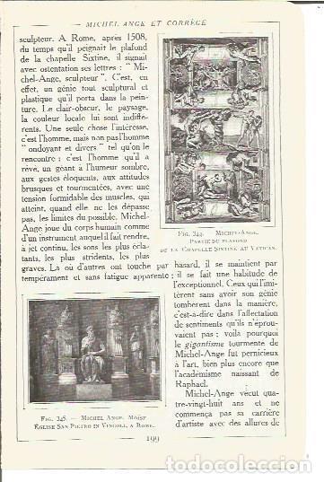 Cartoline: Moises y Capilla Sixtina, por Miguel Angel - Salomon Reinach