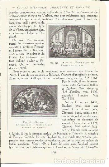 Postcards: LAMINA V00190: Frescos del Vaticano, por Rafael - Salomon Reinach