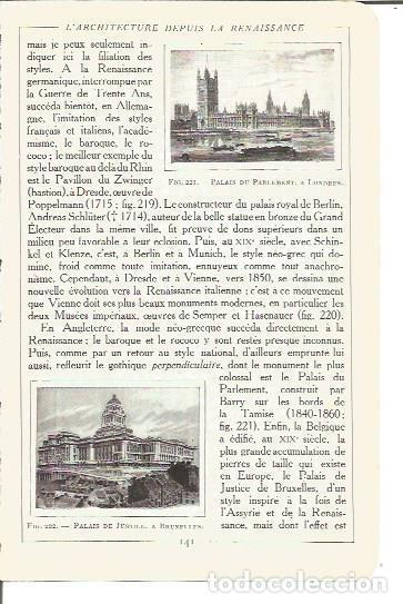Cartoline: LAMINA V00167: Parlamento de Londres y Palacio de Justicia de Bruselas - Salomon Reinach