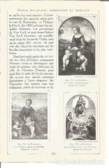 Postkarten: LAMINA V00189: Obras por Rafael - Salomon Reinach