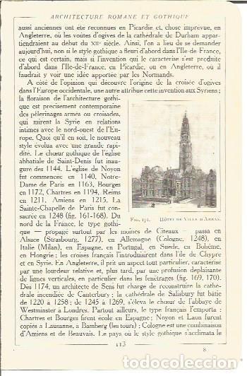 Cartoline: LAMINA V00154: Hotel en Arras, Francia - Salomon Reinach