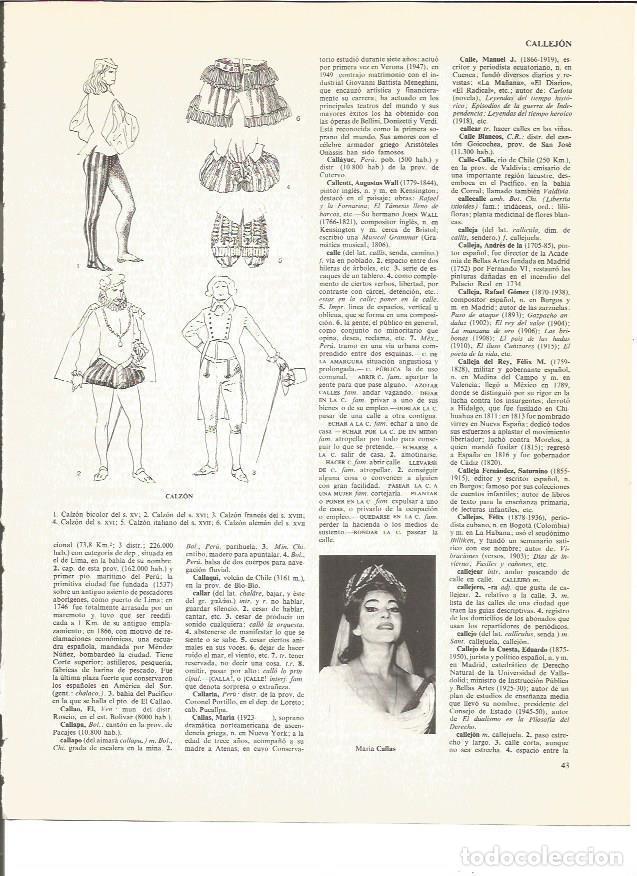 Postais: LAMINA V00988: Maria Callas y tipos de calzones - VVAA