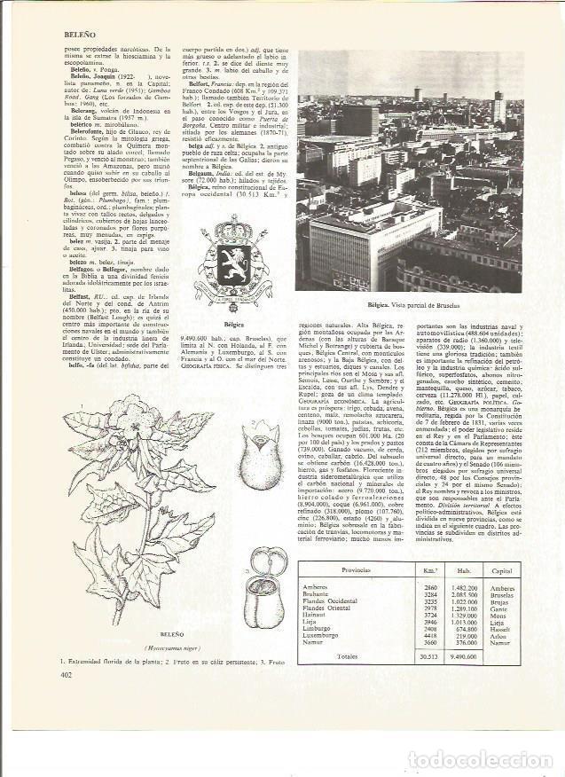Postkarten: LAMINA V00958: Escudo de Belgica y vista parcial de Bruselas - VVAA