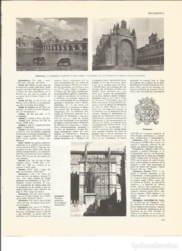 Postales: LAMINA V00807: Escudo y vistas varias de Salamanca - VVAA