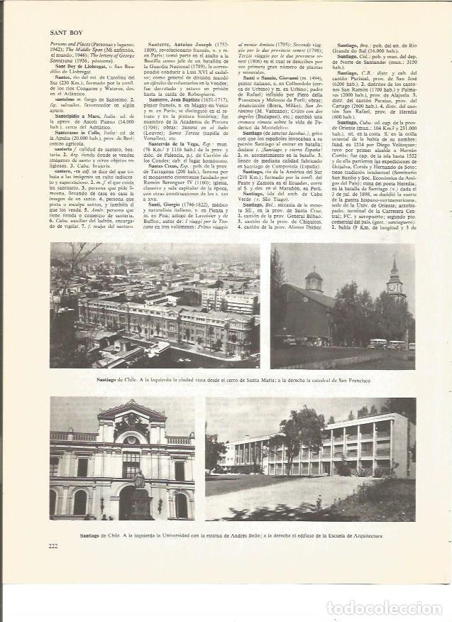 Postales: LAMINA V00818: Vistas varias de Santiago de Chile - VVAA