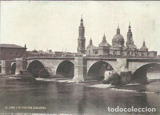 Postales: LAMINA V01189: El Ebro a su paso por Zaragoza - VVAA