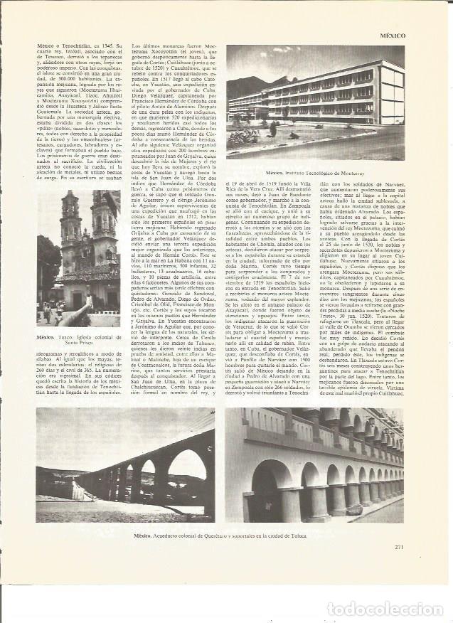 Postcards: LAMINA V00459: Iglesia colonial de Santa Prisca en Taxco y Instituto tecnologico en Monterrey, Mejic