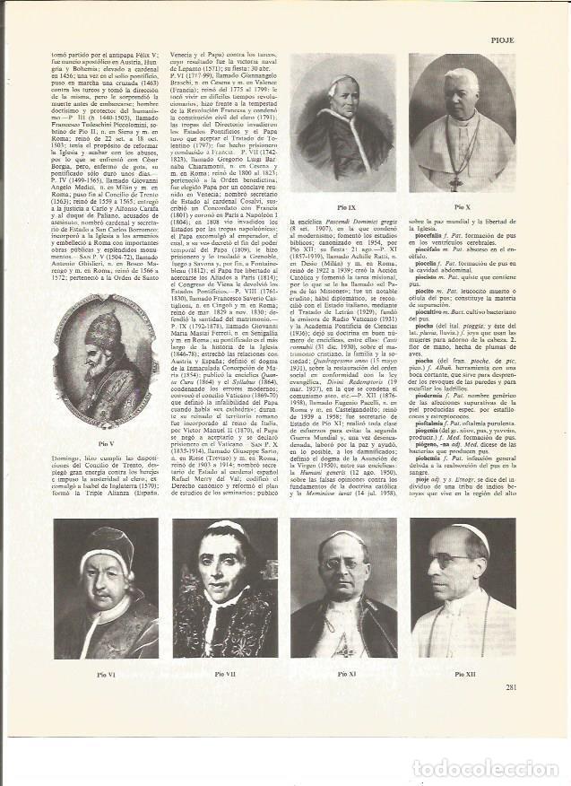 Cartoline: LAMINA V00741: Pio VI, Pio VII, Pio IX, Pio X, Pio XI Y Pio XII - VVAA