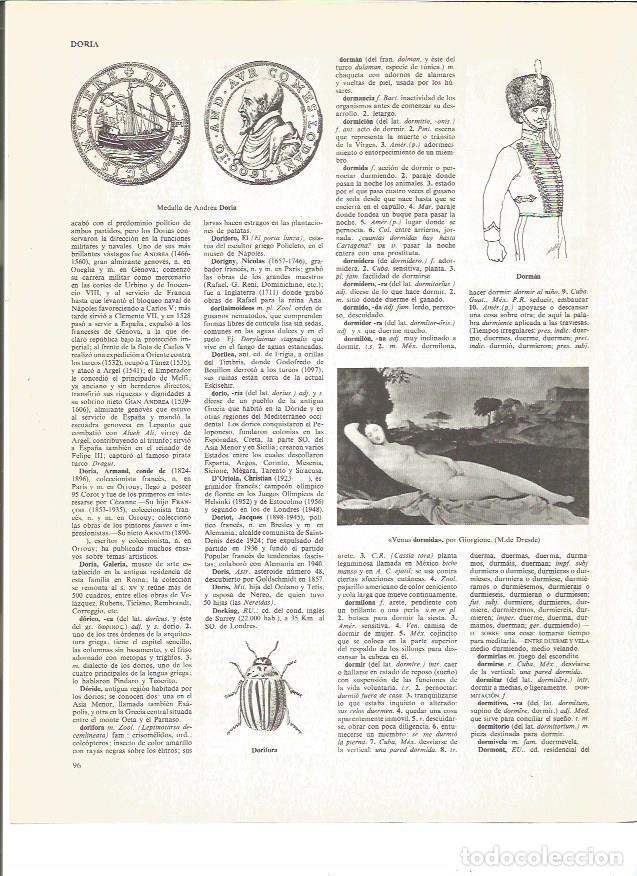 Cartoline: LAMINA V00787: Medalla de Andrea Doria y Venus dormida por Giorgione - VVAA