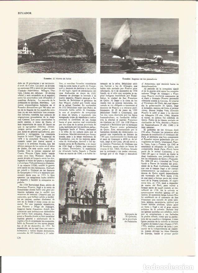 Postkarten: LAMINA V00791: Vistas varias de Ecuador - VVAA