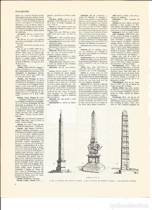 Cartes Postales: LAMINA V00678: Obeliscos en Roma y Etiopia - VVAA