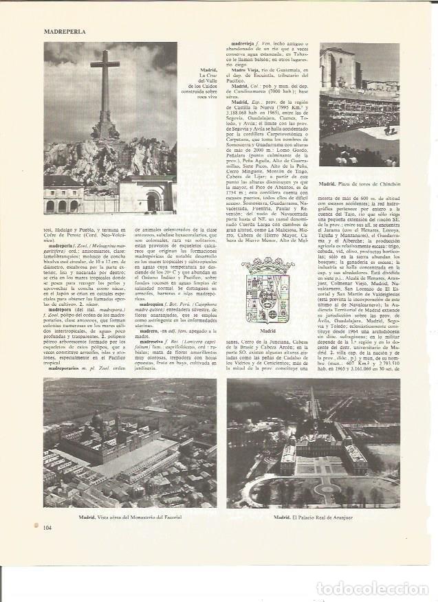 Postcards: LAMINA V00429: Escudo y vistas alrededores de Madrid - VVAA