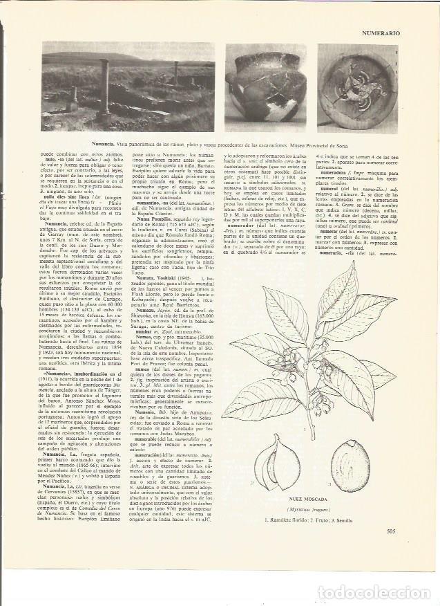 Postais: LAMINA V00501: Vista de las ruinas de Numancia, Soria - VVAA